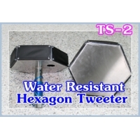 034 TS-2Hexagon Tweeter Water Resistant 
